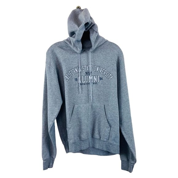 Champion Cal State Monterey Bay CSUMB Hoodie Sweatshirt Medium Unisex Grey - Picture 1 of 5